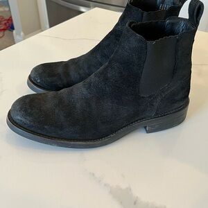 Men's Wolverine Black Suede 8.5D Chelsea Boots